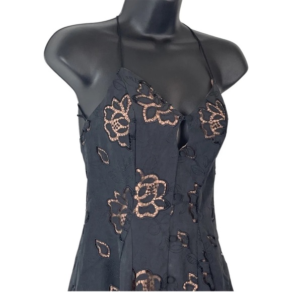 NWT For Love & Lemons Renee Mini Dress Black-XS RRP $242 - Picture 11 of 16